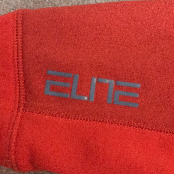 Boys orange Nike zip-up sweatshirt - Picture 4 of 5